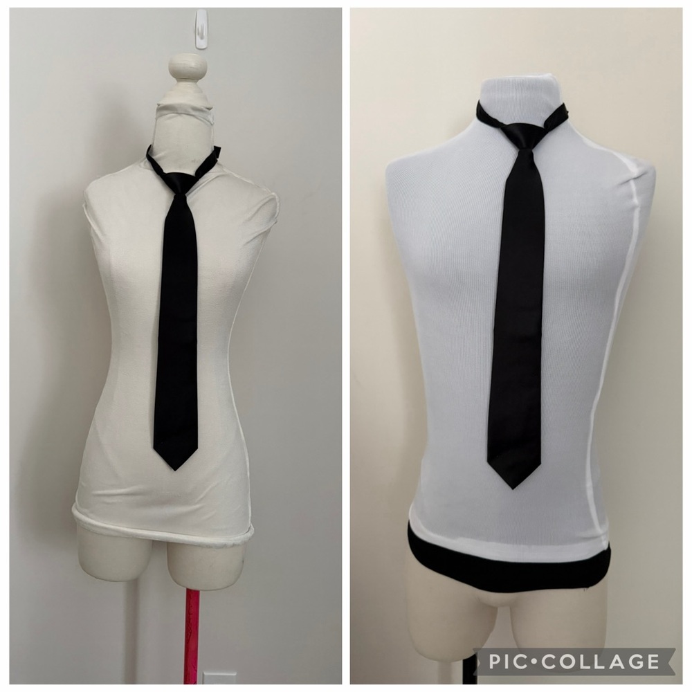 Unisex Black Tie